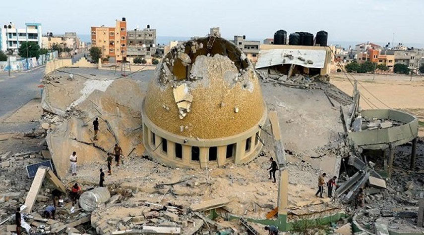 العدوان الصهيوني على غزة يدمر 33 مسجداً في غزة ويلحق أضرارا بـ 3 كنائس