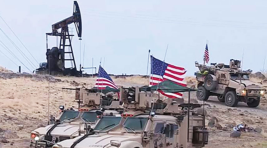 استهداف القاعدة الأميركية في حقل العمر النفطي بسوريا