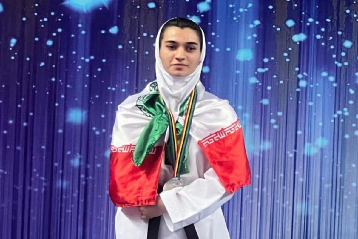 إيرانية تهدي ميداليتها الذهبية لنساء وأطفال غزة