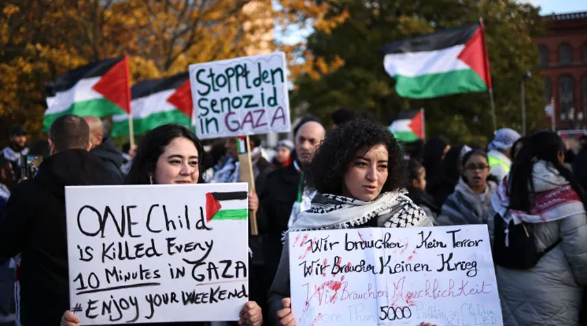 مظاهرات في لندن وباريس وبرلين وكوبنهاغن وميلانو تطالب بوقف العدوان على غزة