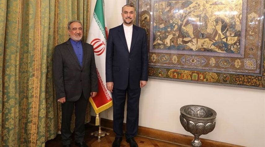 القنصل العام الإيراني في جدة يلتقي الوزير أمير عبد اللهيان