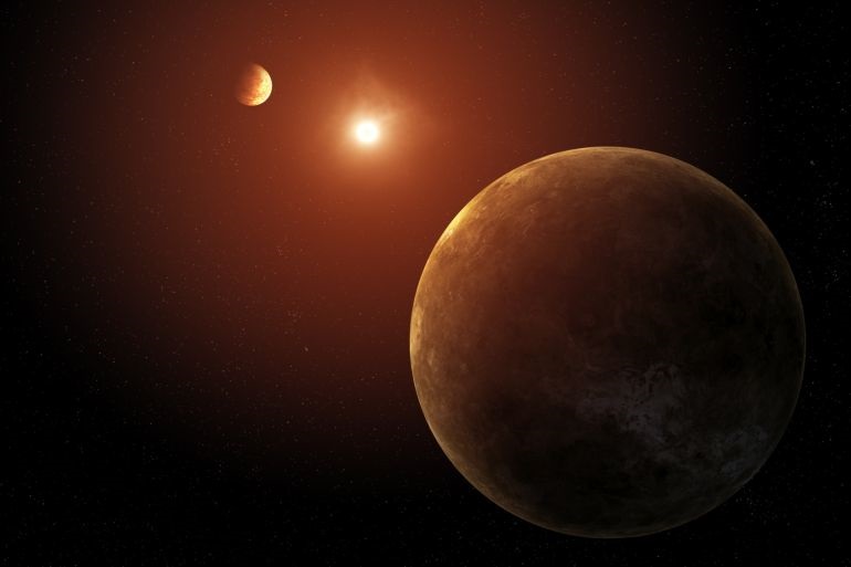 اكتشاف نظام نجمي نادر يمتلك 7 كواكب جحيمية