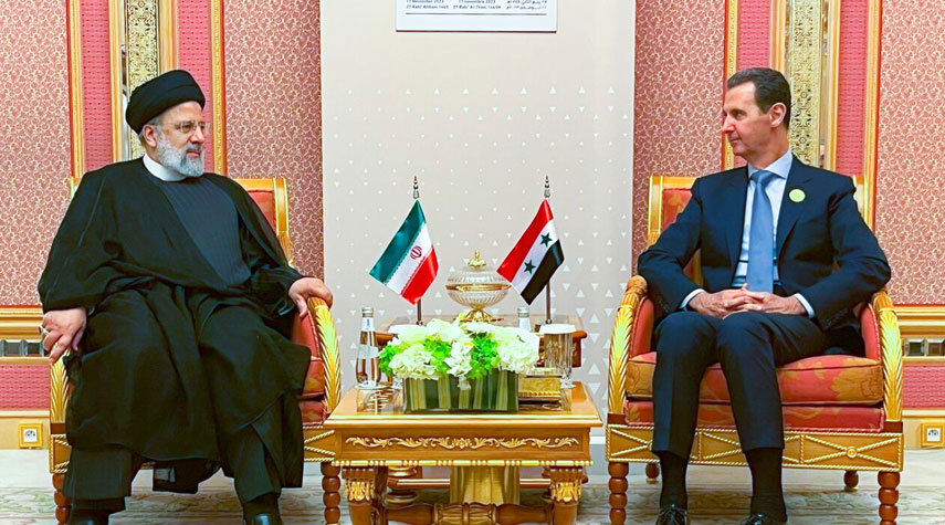 الرئيسان الإيراني والسوري يؤكدان أن قوة المقاومة هي التي تقرر المصير النهائي