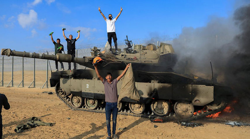 كتائب القسام: تدمير ثلاث دبابات وناقلة جند إسرائيلية