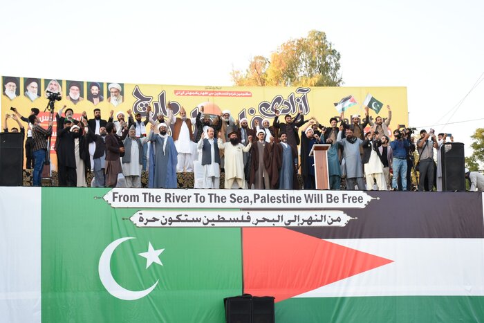 تظاهرات حاشدة في باكستان نصرة لغزة+صور