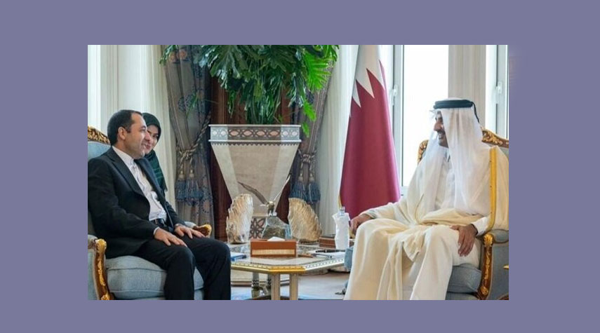 السفير الإيراني الجديد بالدوحة يقدم أوراق اعتماده إلى أمير دولة قطر