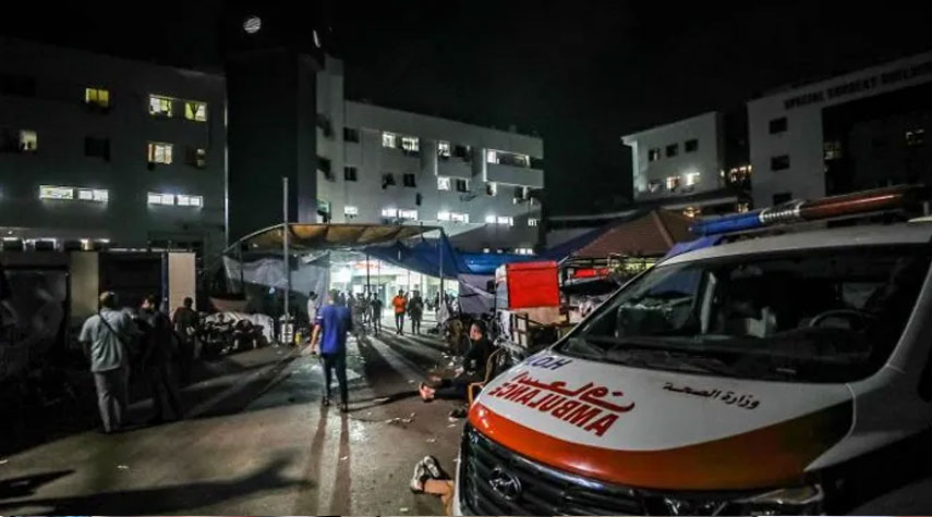 حماس تحمل الاحتلال وبايدن مسؤولية اقتحام مجمع الشفاء الطبي في غزة