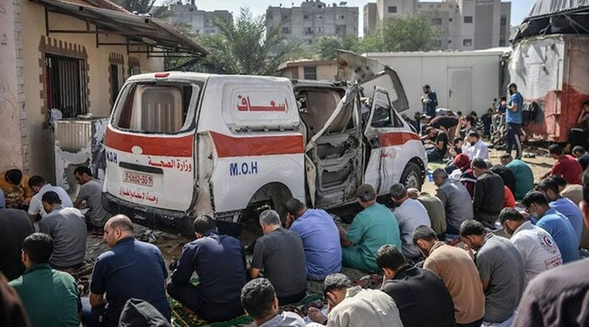 قوات الإحتلال تخلي مستشفى الشفاء وترتكب إبادة جماعية في غزة