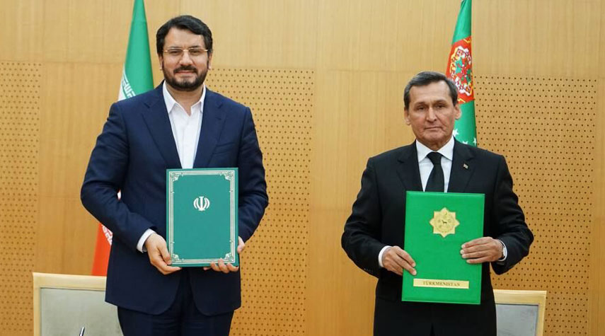 ابرام اتفاقية بقيمة مليار دولار بين إيران وتركمانستان