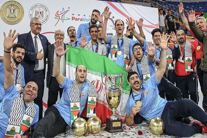 الكرة الطائرة الإيرانية جلوس تعلن دعمها لشعب غزة