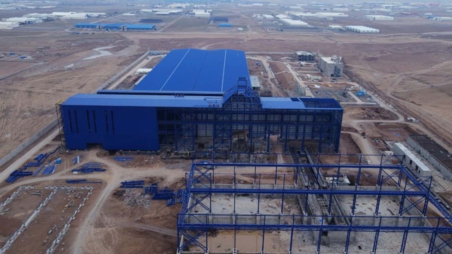 تدشين أكبر مصنع لإنتاج الحديد في العراق