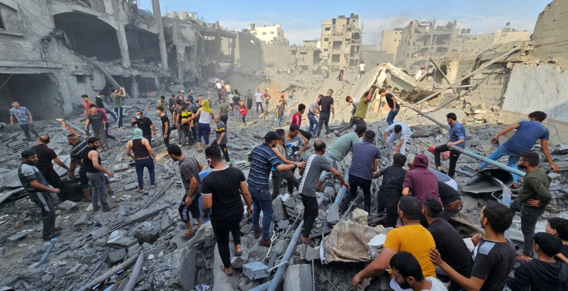 نظرة على أطلال غزة+ صور