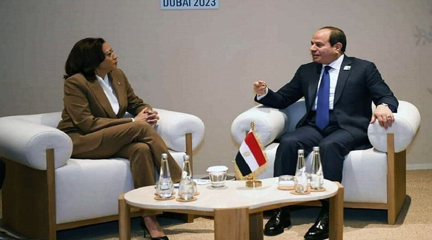 الرئيس المصري وهاريس يبحثان مصير غزة