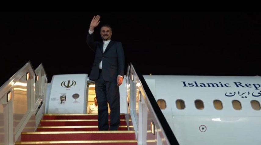 وزير الخارجية الإيراني يغادر طهران متوجهاً إلى موسكو