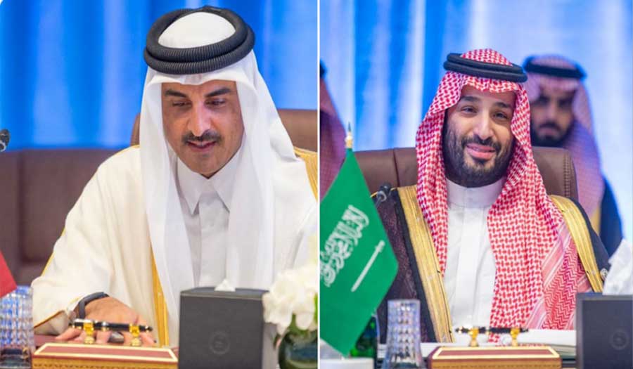 السعودية وقطر تؤكدان ضرورة وقف المجازر والعدوان الإسرائيلي على غزة 