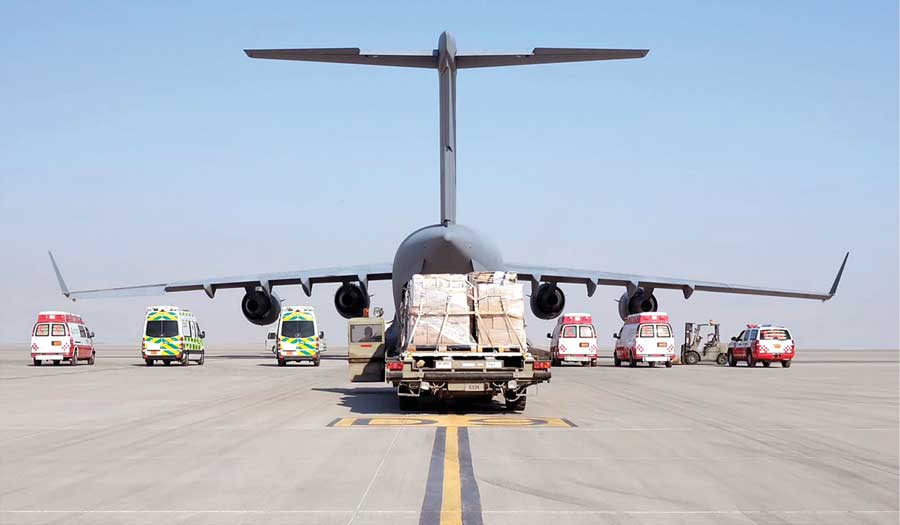 قطر ترسل 116 طنا مساعدات إضافية إلى غزة 