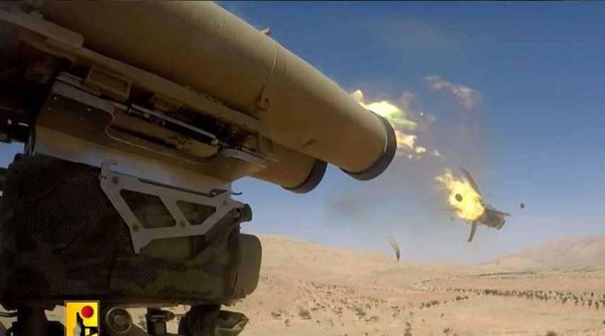 استهداف مرابض مدفعية الإحتلال في خربة ماعر بالجليل الغربي