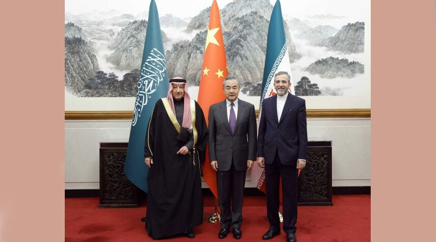 الصين تؤكد دعمها تعزيز وتطوير العلاقات الإيرانية - السعودية