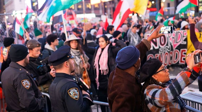 مظاهرات في نيويورك وشيكاغو تطالب بوقف العدوان على غزة