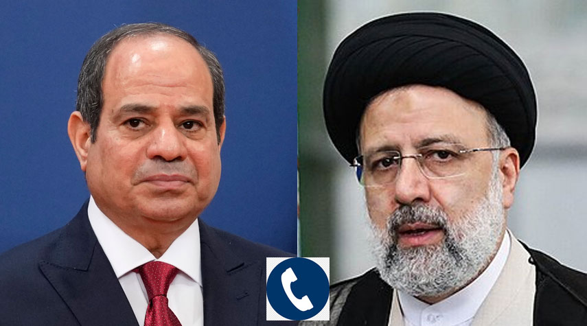 مباحثات هاتفية بين الرئيسين الإيراني والمصري