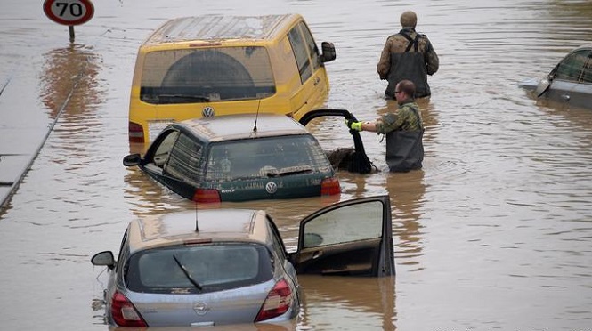 الفيضانات تهدد ألمانيا وسط تحذيرات حكومية