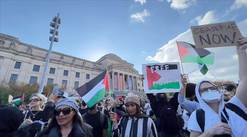 امريكا.. توقيف عشرات المتظاهرين المؤيدين لفلسطين