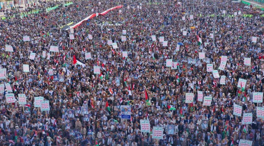 مسيرات حاشدة في اليمن دعماً للشعب الفلسطيني ونصرة لغزة