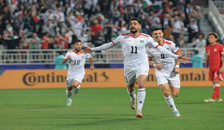 المنتخب الفلسطيني يتأهل لثمن نهائي كأس آسيا على حساب هونغ كونغ