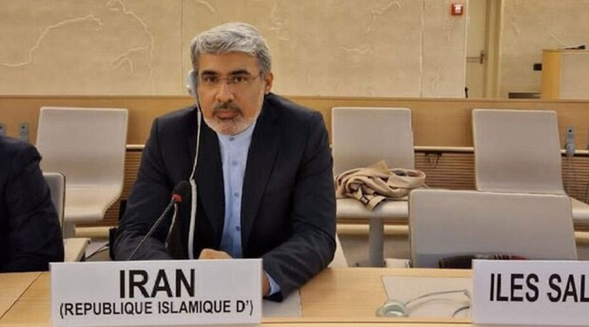 ممثل إيران في جنيف: الكيان الصهيوني يشكل تهديداً للأمن والسلام 