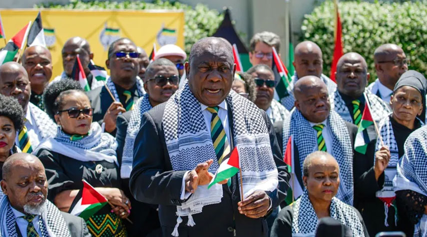 رئيس جنوب إفريقيا : جرائم إسرائيل مكشوفة وقرارات المحكمة الدولية انتصارٌ للعدالة