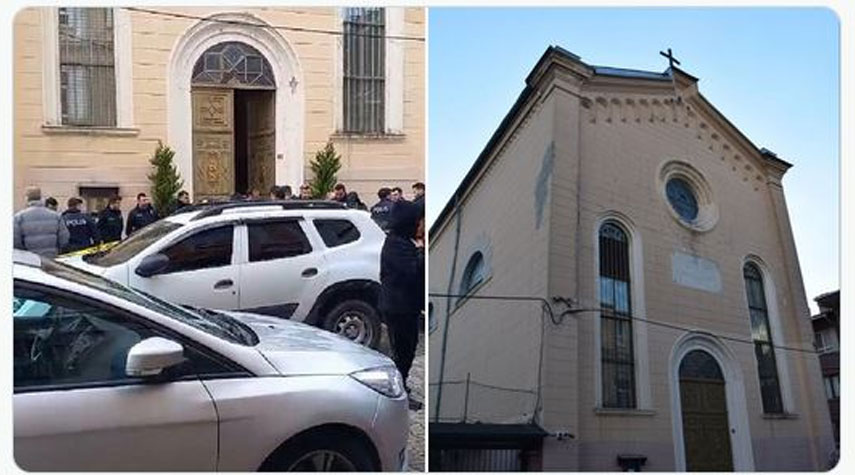 إستهداف كنيسة في اسطنبول يخلّف قتيلاً وعدة جرحى