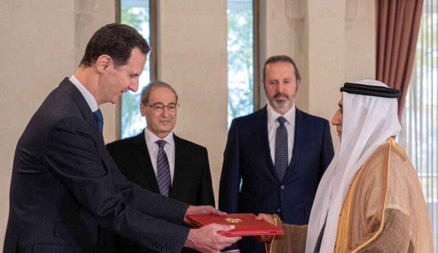 الرئيس الأسد يقبل أوراق اعتماد السفير الإماراتي