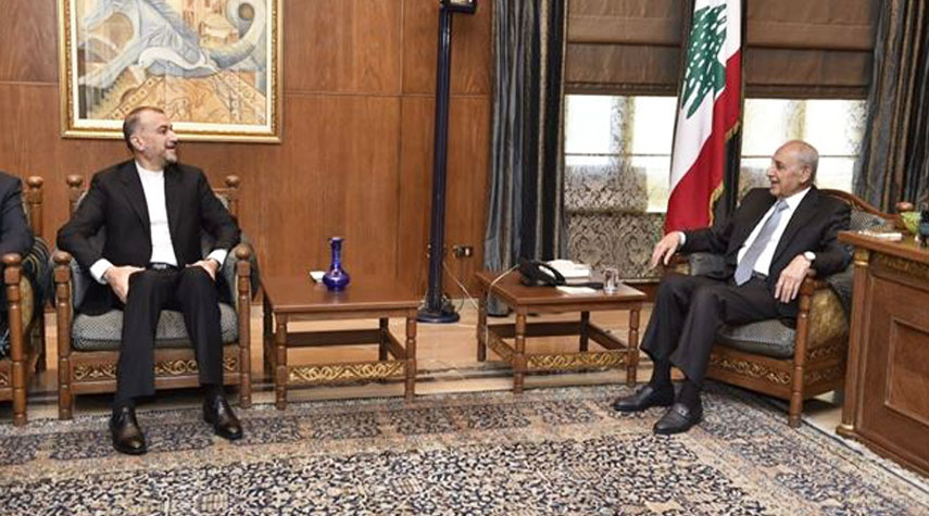 عبداللهيان: ندعم العملية السياسية في لبنان واستقراره وأمنه