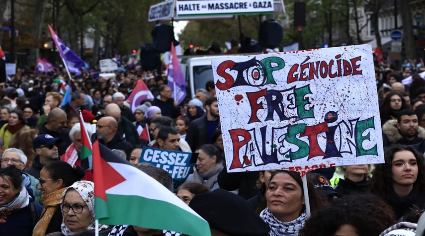 تظاهرات في مدن أوروبية تنديدا بالعدوان على غزة