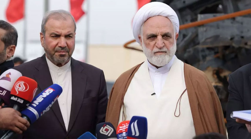رئيس السلطة القضائية الايرانية يصل بغداد على رأس وفد رفيع المستوى