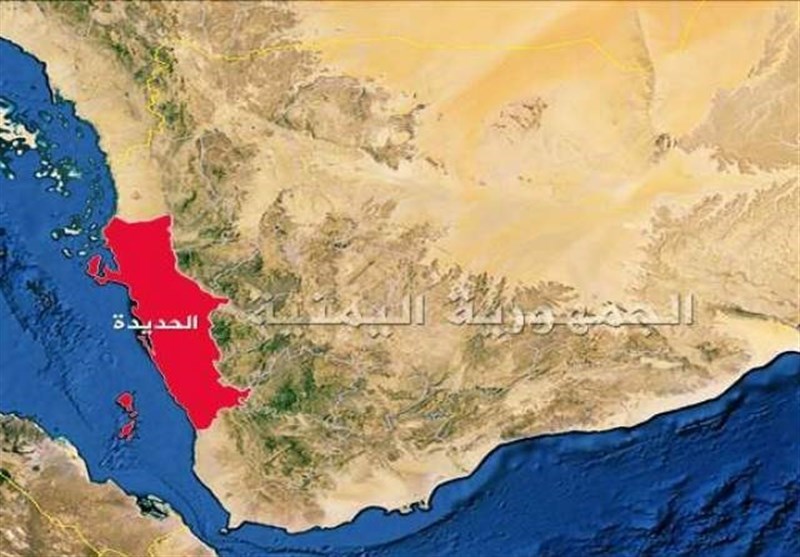 العدوان الأمريكي البريطاني يشن غارات على مدينة الحديدة غرب اليمن