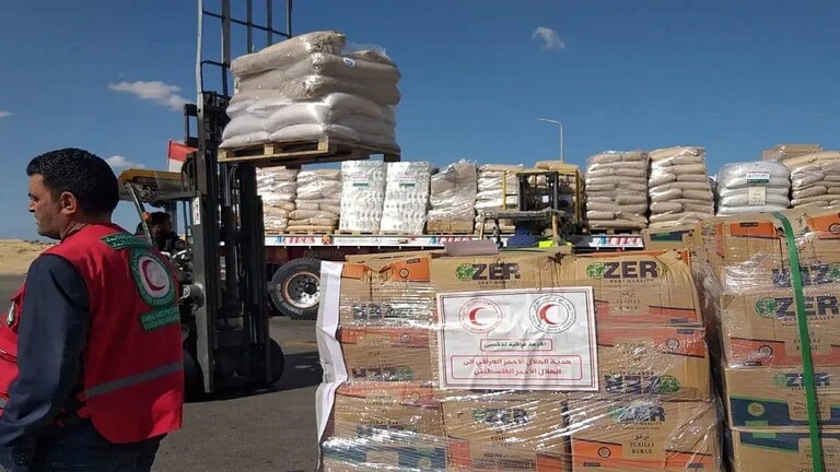 الهلال الأحمر العراقي يرسل مساعدات للفلسطينيين النازحين داخليا في لبنان