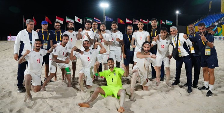 السعودية تهنئ منتخب كرة القدم الشاطئية الإيرانية