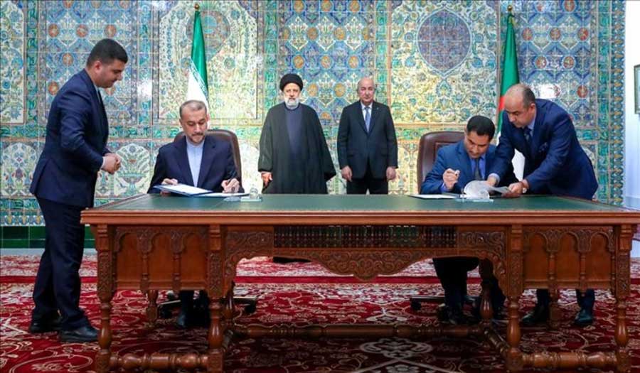 توقيع 5 مذكرات تعاون بين الجزائر وإيران في مجال الطاقة والثقافة