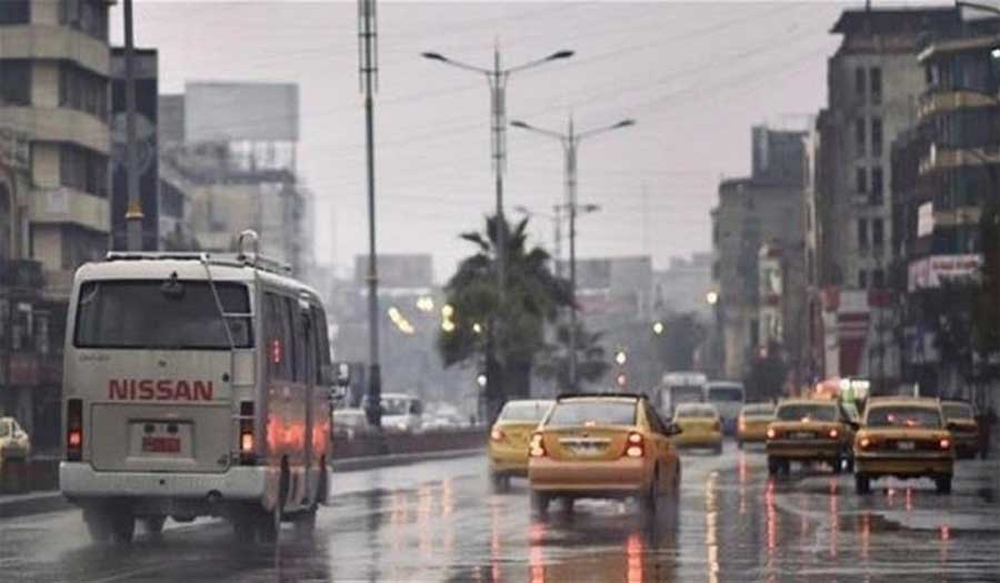 طقس العراق: أجواء غائمة وتساقط الأمطار للأيام المقبلة 