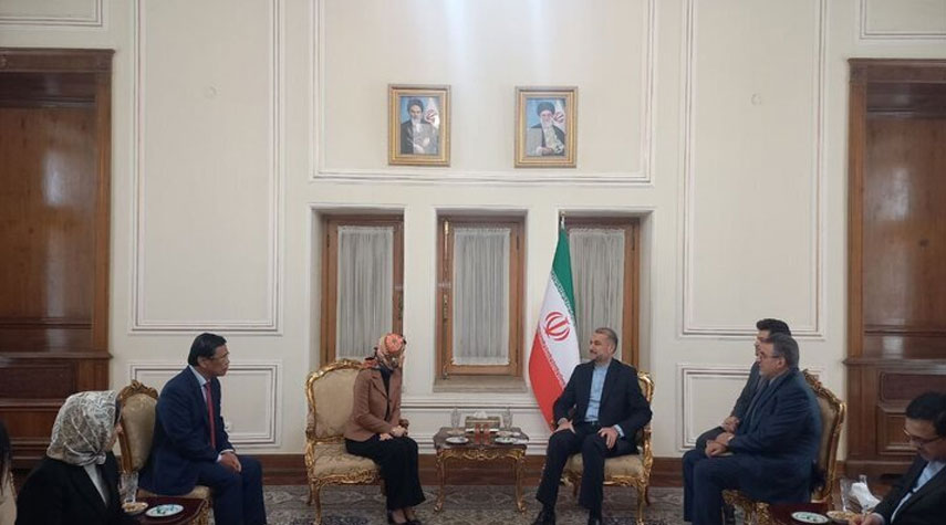 وزير الخارجية الإيراني يستقبل نائبة وزير خارجية فيتنام