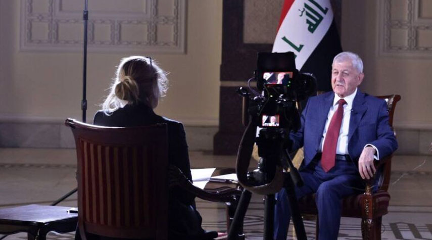 الرئيس العراقي: نحن ضد أي هجوم من وإلى العراق