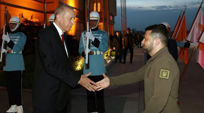الرئيس الاوكراني يصل الى إسطنبول