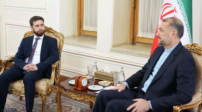 امير عبد اللهيان يستقبل نائب وزير الخارجية الارميني