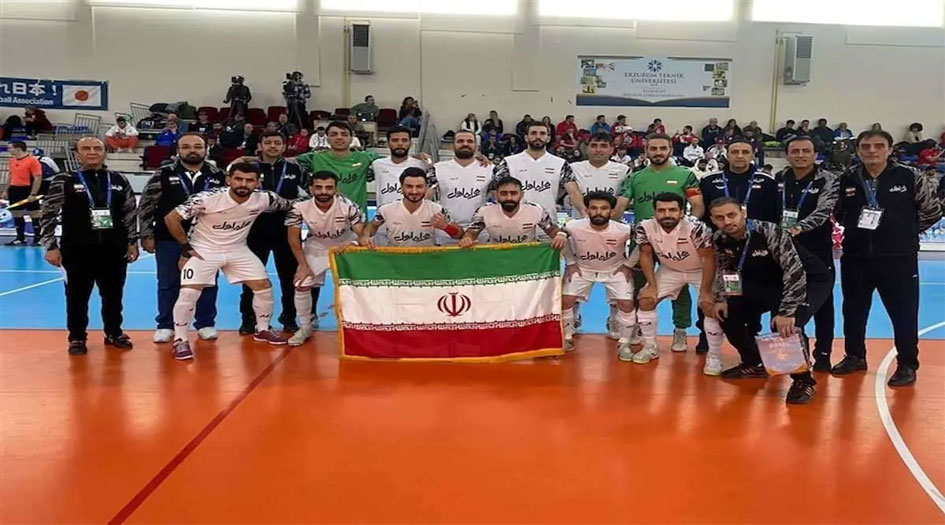 إيران تتوج بطلا للعالم في منافسات كرة الصالات للصم