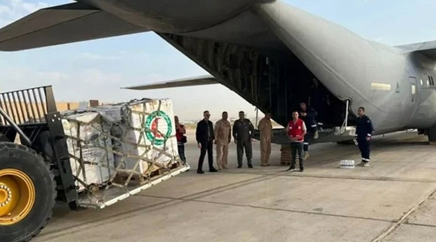 العراق يرسل 482 طناً من المساعدات إلى غزة