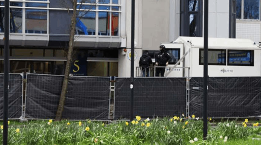 استهداف سفارة الإحتلال الاسرائيلي في هولندا