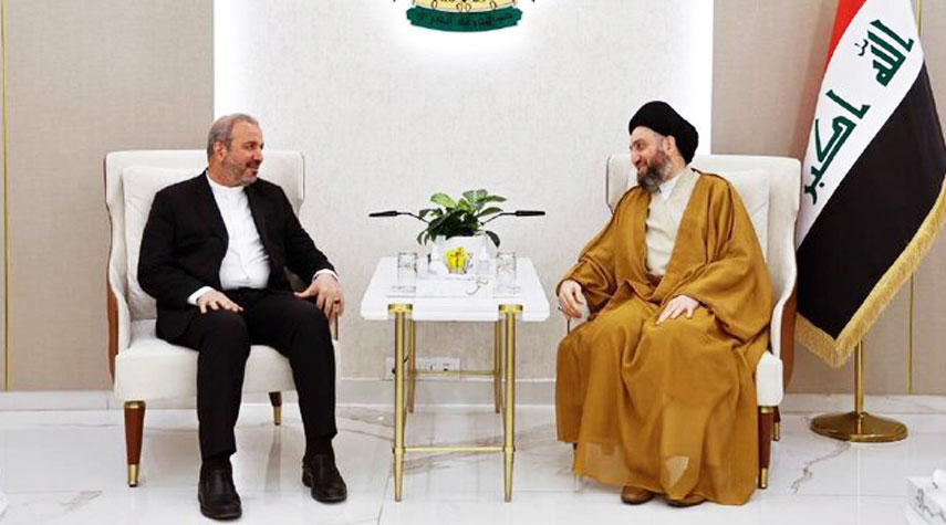 الحكيم والسفير الإيراني يبحثان العلاقات بين بغداد وطهران