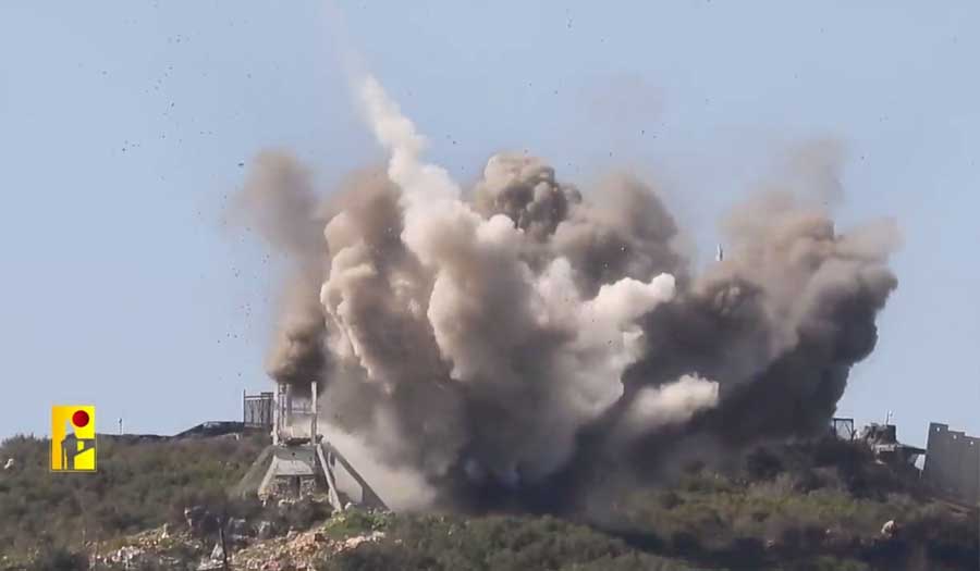 حزب الله يستهدف قواعد إسرائيلية بقصف صاروخي