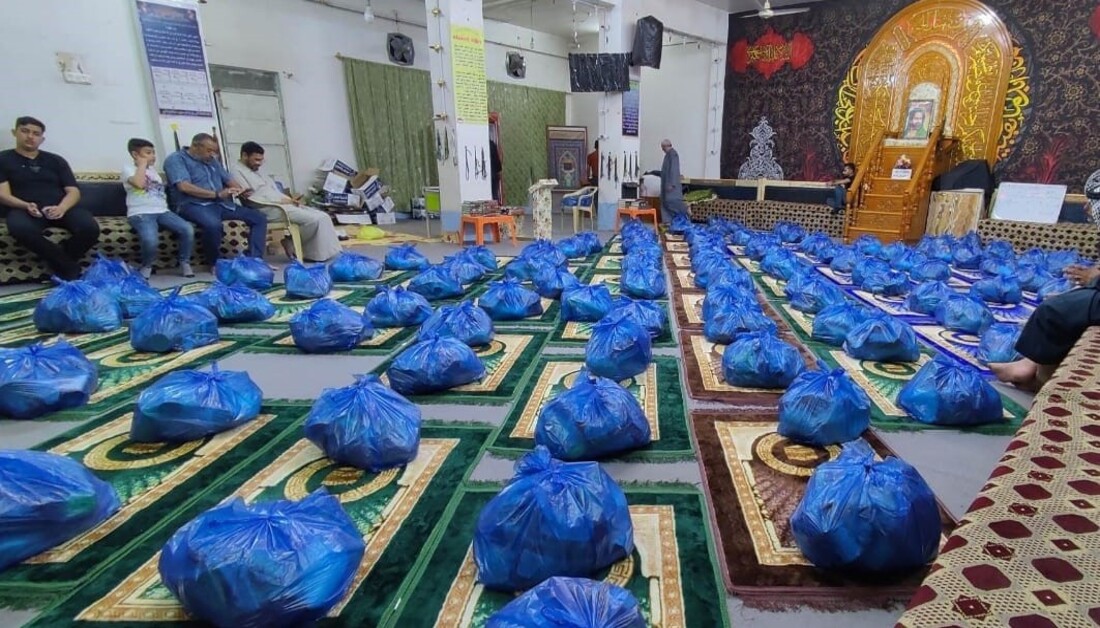 العتبة الحسينية توزع أكثر من 22 ألف سلة غذائية في الشهر الفضيل